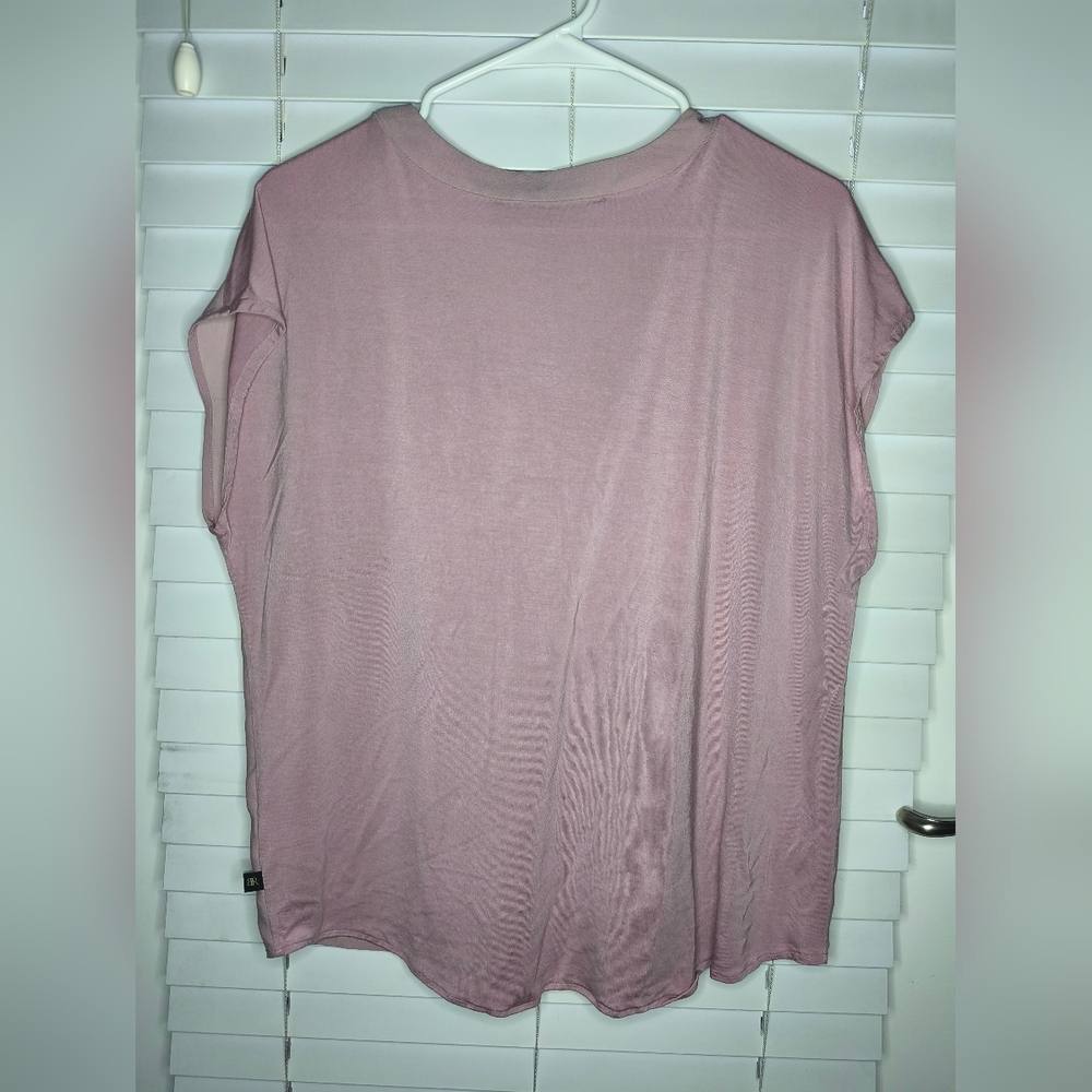 Banana Republic Women's Blouse Size L Pink V-Neck Sleeveless Top - Picture 8 of 8